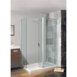 Crosswater - Design Semi-Frameless Walk In End Panel - DWKSC0550+ 5 Crosswater - Design Semi-Frameless Walk In End Panel - DWKSC0550+ -Shower Enclosures Shop Design Walk In LN 375