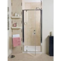 Roman - Embrace Pivot Shower Door - 3 Size Options -Shower Enclosures Shop EF7613S D1 460