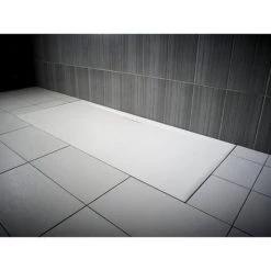 JT Evolved 25mm Rectangular Shower Tray - Gloss White -Shower Enclosures Shop EM1076100 D1 460 1