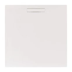 JT Evolved 25mm Square Shower Tray - Matt White