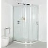 Roman Embrace Single Door Offset Quadrant Shower Enclosure - Various Size Options -Shower Enclosures Shop ESQ8913S P