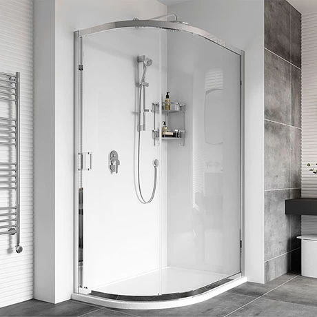 Roman Haven8 One Door Offset Quadrant Shower Enclosure - Various Size Options 3 Roman Haven8 One Door Offset Quadrant Shower Enclosure - Various Size Options