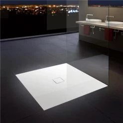 Kaldewei - Avantgarde Conoflat Steel Shower Tray with Waste - Alpine White - Various Sizes -Shower Enclosures Shop Kaldewei Avantgarde Conoflat Steel Shower Tray d3 375