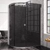 Merlyn 10 Series 1200 x 900mm LH Smoked Black Glass 1 Door Offset Quadrant Enclosure 1 Merlyn 10 Series 1200 x 900mm LH Smoked Black Glass 1 Door Offset Quadrant Enclosure -Shower Enclosures Shop M103241BL P1