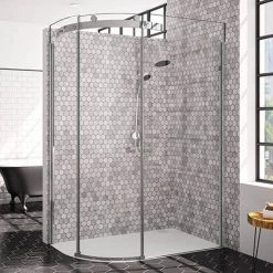 Merlyn 10 Series 1200 x 900mm LH 1 Door Offset Quadrant Enclosure