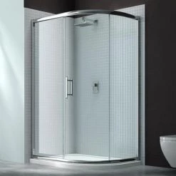 Merlyn 6 Series 1000 x 800mm 1 Door Offset Quadrant Shower Enclosure