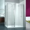 Merlyn 8 Series 1700 x 800mm Walk In Enclosure with Swivel & End Panel -Shower Enclosures Shop M80243SV P