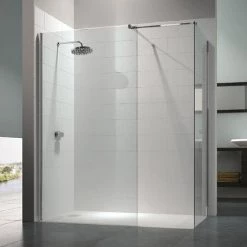 Merlyn 8 Series 1400 x 800mm Walk In Enclosure with End Panel