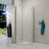 Merlyn 8 Series Double Folding Wetroom Screen Enclosure -Shower Enclosures Shop M86101H P