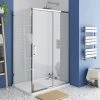 Monza 1000 x 900mm Sliding Door Shower Enclosure + Pearlstone Tray 1 Monza 1000 x 900mm Sliding Door Shower Enclosure + Pearlstone Tray -Shower Enclosures Shop MZ109SDET p