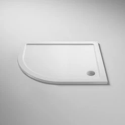 Monza LH Offset Quadrant Shower Enclosure + Pearlstone Tray (Various Sizes) -Shower Enclosures Shop MZOQLH d3 460