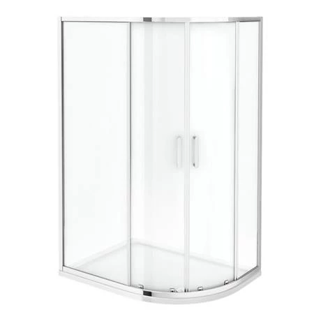 Monza RH Offset Quadrant Shower Enclosure + Pearlstone Tray (Various Sizes) 5 Monza RH Offset Quadrant Shower Enclosure + Pearlstone Tray (Various Sizes) - Image 3