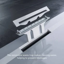 Mira Flight Level 900 x 900mm White Quadrant Shower Tray -Shower Enclosures Shop Mira Flight Level Waste 460 13