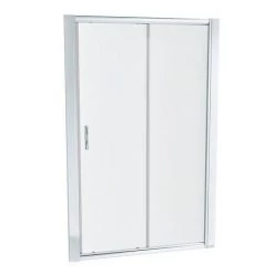 Newark 1000 x 800mm Sliding Door Shower Enclosure + Slate Effect Tray -Shower Enclosures Shop N18SDST d3 460