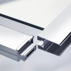 Newark 1000 x 800mm Sliding Door Shower Enclosure + Slate Effect Tray -Shower Enclosures Shop N18SDST d5 460