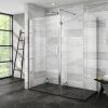 Nova 1600 x 800 Wet Room (inc. Screen, Side Panel + Return Panel with Slate Effect Tray) -Shower Enclosures Shop NVPK10 np2