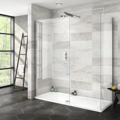 Nova 1700 x 700 Wet Room (inc. Screen, Side Panel + Tray)