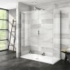 Nova 1500 x 700 Wet Room (inc. Screen, Side Panel + Tray) -Shower Enclosures Shop NVPK14 P1
