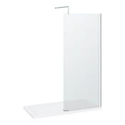 Nova 1400 x 700 Wet Room (800mm Screen + Tray) -Shower Enclosures Shop NVPK2 detail1 460