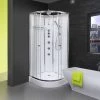 AquaLusso - Opus 02 - 900 x 900mm Shower Cabin - Polar White -Shower Enclosures Shop OPUS02 W p