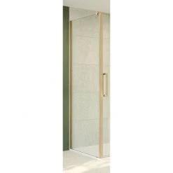 Crosswater Optix 10 Brushed Brass Side Panel for Pivot Door with Inline