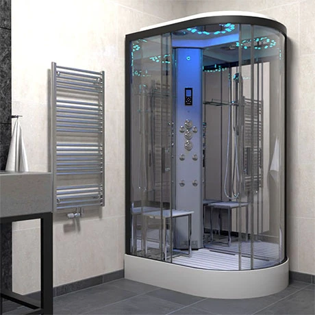 Insignia Platinum 1100 x 700mm Steam Shower Black Frame (3rd Generation) 3 Insignia Platinum 1100 x 700mm Steam Shower Black Frame (3rd Generation)