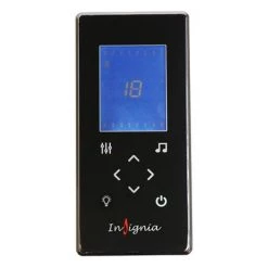 Insignia Premium 1100 x 700mm Shower Cabin Black Frame -Shower Enclosures Shop PR11 OBF CG d5 460