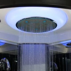 Insignia Premium 1100 x 700mm Steam Shower Chrome Frame -Shower Enclosures Shop PR11 OCF CG S d2 460