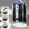 Insignia Premium 1100 x 700mm Steam Shower Chrome Frame 1 Insignia Premium 1100 x 700mm Steam Shower Chrome Frame -Shower Enclosures Shop PR11 OCF CG S p