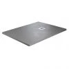 Imperia 1400 x 900mm Graphite Slate Effect Rectangular Shower Tray + Chrome Waste -Shower Enclosures Shop Rect Imperia Grey P1 6