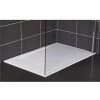 Roman - Infinity 40mm Low Profile Stone Rectangular Shower Tray - Matt White - Various Size Options -Shower Enclosures Shop Roman Infinity 40mm Low Profile Stone Shower Tray p