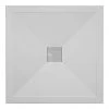 Crosswater - Square Low Profile Stone Resin Shower Tray & Waste - 2 Size Options -Shower Enclosures Shop SL000S800 P