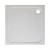 Crosswater Square 45mm Low Level Stone Resin Shower Tray with Waste - Various Size Options -Shower Enclosures Shop SR000S900W PN