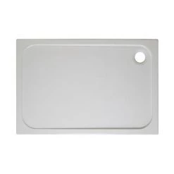 Crosswater Rectangular 45mm Low Level Stone Resin Shower Tray with Waste - Various Size Options