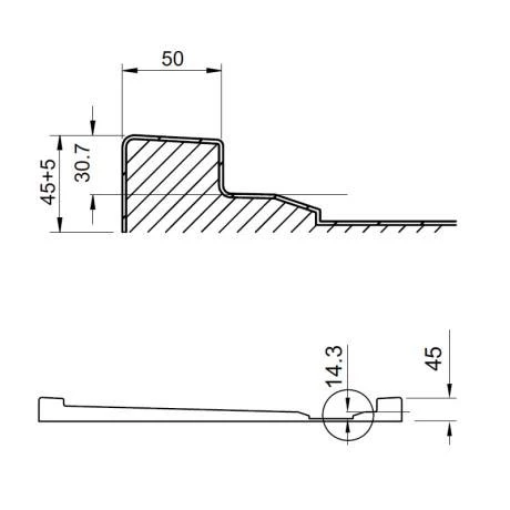 Crosswater Quadrant 45mm Low Level Stone Resin Shower Tray with Waste - Various Size Options 5 Crosswater Quadrant 45mm Low Level Stone Resin Shower Tray with Waste - Various Size Options - Image 3