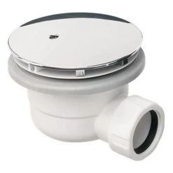 Crosswater - Walk In Low Profile Acrylic Shower Tray with Waste - 2 Size Options -Shower Enclosures Shop STHFW6190 NN 375