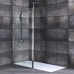 Nova 1400 x 900 Wet Room (800mm Screen, Return Panel + Tray) -Shower Enclosures Shop SWIE14 nd1 460