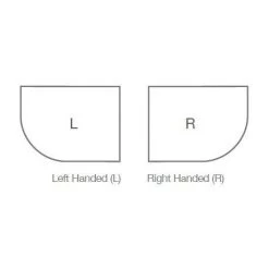 Merlyn Truestone Offset Quadrant Shower Tray - White - 1200 x 900mm 9 Merlyn Truestone Offset Quadrant Shower Tray - White - 1200 x 900mm -Shower Enclosures Shop T129HGR D1N 460