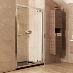 Roman Lumin8 Inward-Opening Shower Door - Various Size Options -Shower Enclosures Shop V8KH1213S D1 460