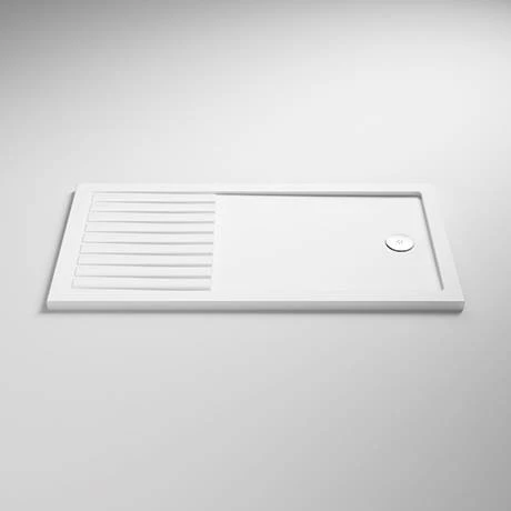 Venice 1700 x 800 Matt Black Abstract Grid Wet Room (incl. Screen, Side Panel + Tray) 6 Venice 1700 x 800 Matt Black Abstract Grid Wet Room (incl. Screen, Side Panel + Tray) - Image 4