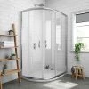 Newark Offset Quadrant Shower Enclosure Only (Easy Fit - Various Sizes) -Shower Enclosures Shop VOQSE prod