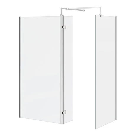 Nova 1400 x 900 Wet Room (inc. Screen, Side Panel + Return Panel) No Tray 3 Nova 1400 x 900 Wet Room (inc. Screen, Side Panel + Return Panel) No Tray
