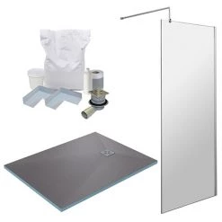 1400 x 900 Wet Room Pack - Chrome