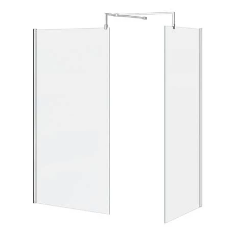 1600 x 900 Wet Room Enclosure Pack - Chrome 4 1600 x 900 Wet Room Enclosure Pack - Chrome - Image 2