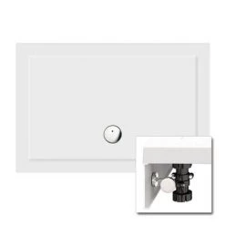 Zamori - 35mm Rectangular Shower Tray with Leg & Panel Set - Various Size Options