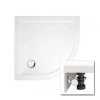 Zamori - 35mm Quadrant Shower Tray with Leg & Panel Set - Various Size Options -Shower Enclosures Shop Z1192 KIT PN