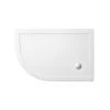 Zamori - 35mm Offset Quadrant Anti-Bacterial Shower Tray - Left Hand -Shower Enclosures Shop Z1195 P
