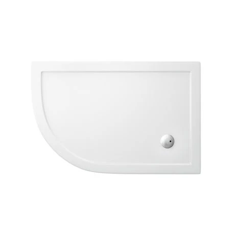 Zamori - 35mm Offset Quadrant Anti-Bacterial Shower Tray - Left Hand 2 Zamori - 35mm Offset Quadrant Anti-Bacterial Shower Tray - Left Hand